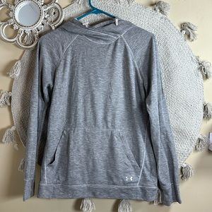 Grey under armour lightweight hoodie